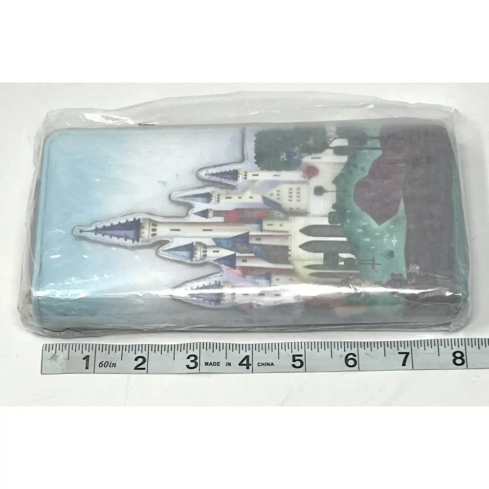 Loungefly Disney Princess Sleeping Beauty Wallet Castle Scene Zippered NWT